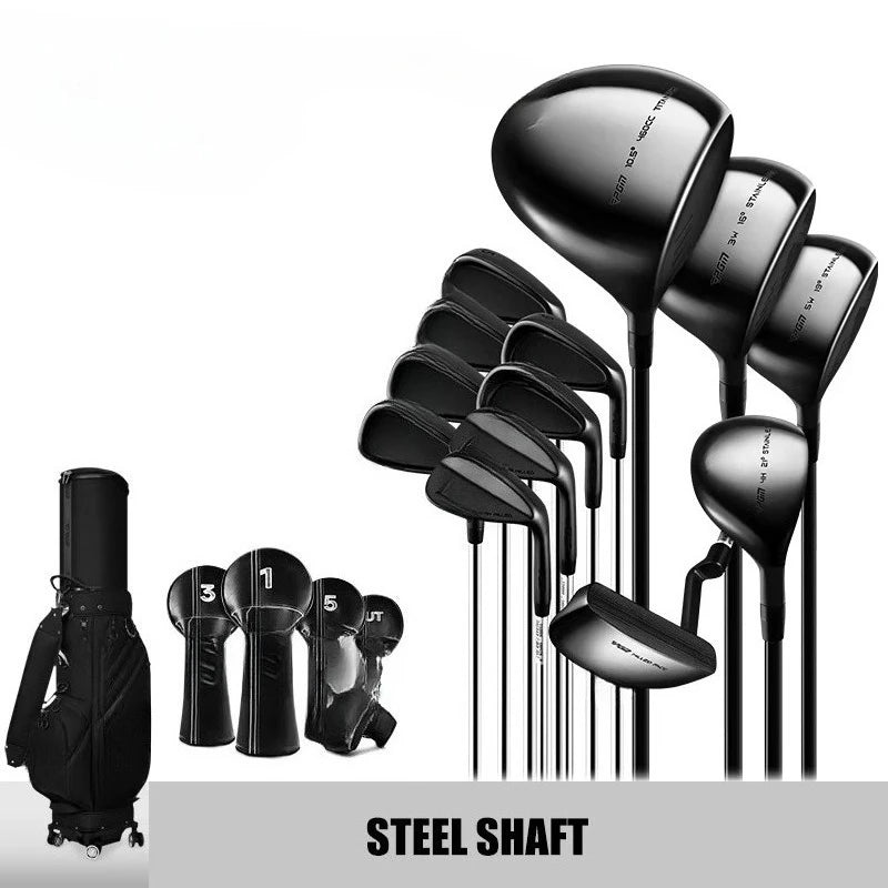 MTG062 Custom 13pcs Golf Club Complete Sets Black Full Golf Clubs Set for Men - Buy online at  Vibe In Cart.