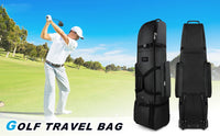 Golf Travel Bag Heavy Duty With Wheels 900D Polyester Foldable