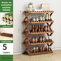 Free installation at home doorstep, simple multi-level rental house, shoe cabinet, dormitory storage, folding shoe rack - Buy online at  Vibe In Cart.