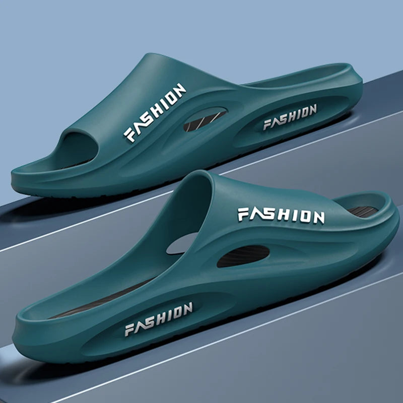 2024 Super Thick Bottom Slippers for Home Use Non slip Slippers for Men Outwear Fashion Soft Sole Summer Slippers - Buy online at  Vibe In Cart.