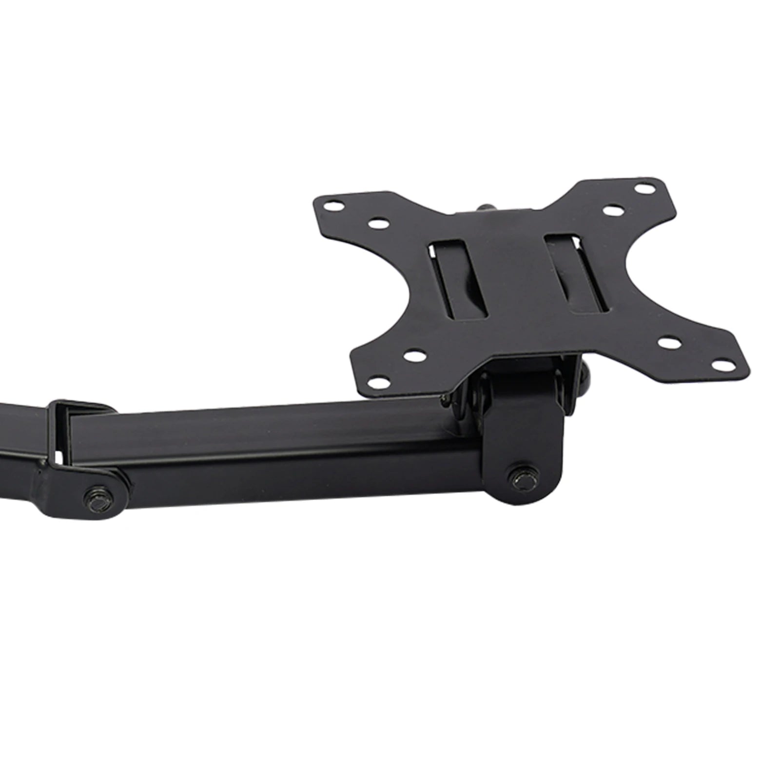 Adjustable Height Monitor Arm for 10-27 Inch Screens with 360 Degree Rotation in Black