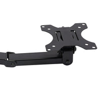 Adjustable Height Monitor Arm for 10-27 Inch Screens with 360 Degree Rotation in Black