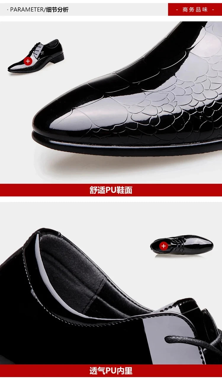 Men's  Leather Shoes Black Soft Leather Soft Bottom Spring And Autumn Best Man Men's Business Formal Wear plus size 38-48 - Buy online at  Vibe In Cart.