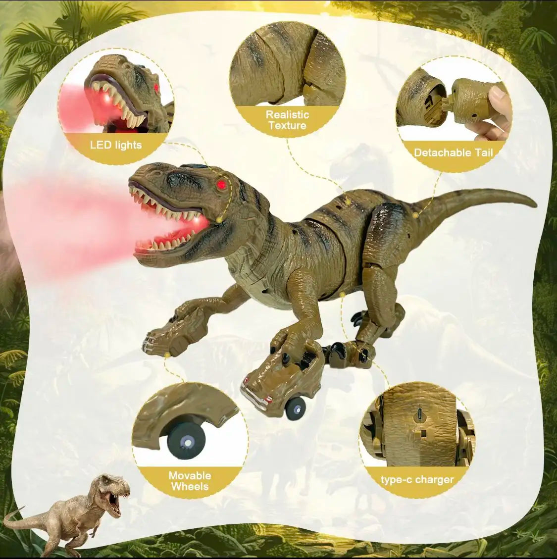 T-Rex&Dragon Remote Control Toy for kids gift set Pretend play toys - Buy online at  Vibe In Cart.