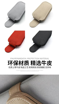 1Pcs Sunglasses Holder Is Suitable for Car Sunshades Magnetic Leather Sunglasses Clip and Ticket Clip Car Sunshade Accessories - Buy online at  Vibe In Cart.