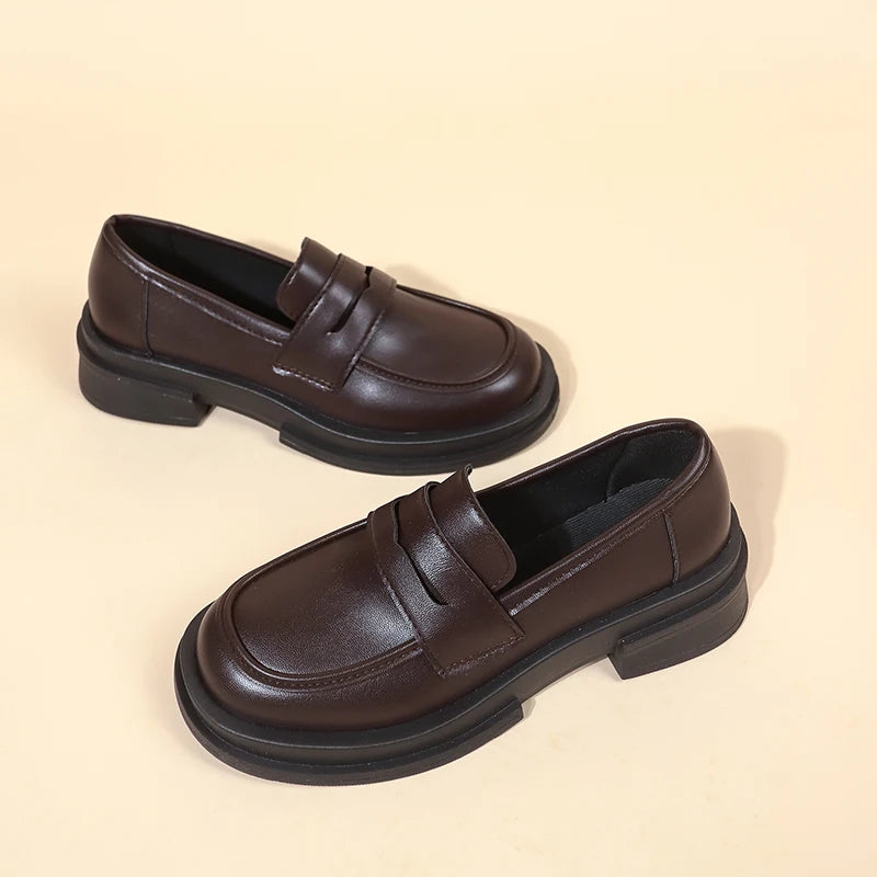 New Japanese Style College Student Shoes Cosplay Lolita Shoes for Women/Girl Fashion Black/Coffee Uniform Platform Shoes 2024 - Buy online at  Vibe In Cart.