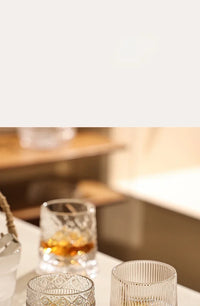 255 ML Transparent Round Glass Whiskey Wine Beer Cup