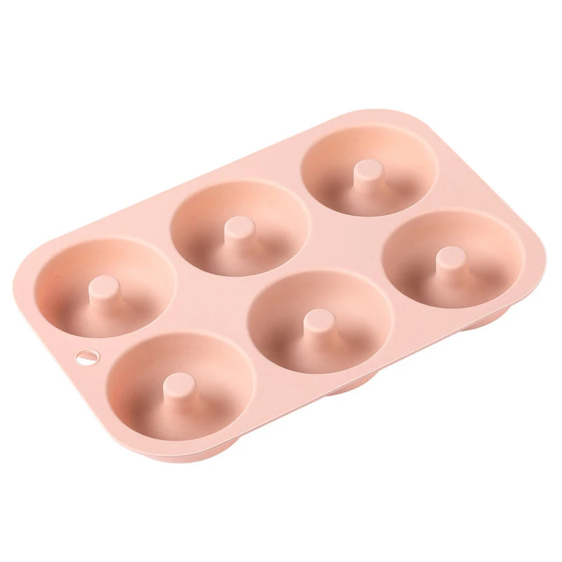 6Holes Baking Mold Food Grade Silicone Non-stick Donut Molds Chocolate Cupcake Pan DIY Muffin Kitchen Tool for Oven Bakeware - Buy online at  Vibe In Cart.
