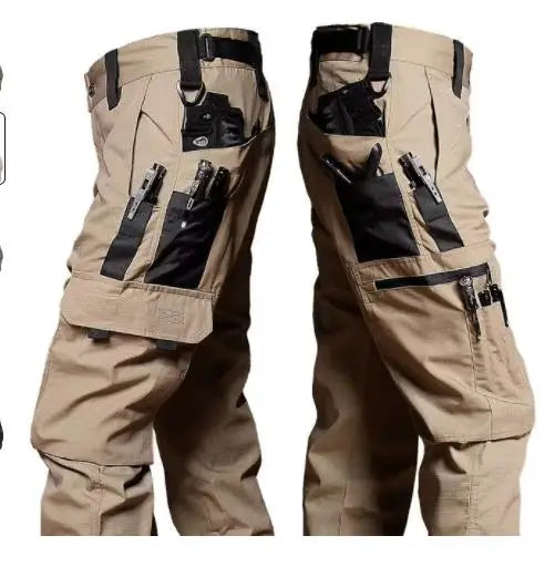 Men's Waterproof Tactical Cargo Pants with Multi-Pockets