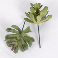 Artificial Succulent Plant Green PVC One Piece Desktop Ornament