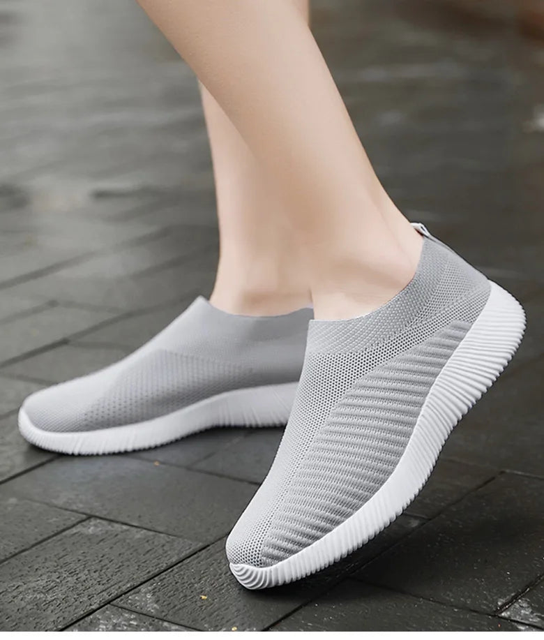 Women's Breathable Elastic Lightweight Slip-On Flats for Casual