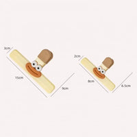 3pcs Creative Face Bag Sealing Clip Food Snack Clip Kitchen Tools Decorative Small Clip Refrigerator Plastic Food Bag Storage - Buy online at  Vibe In Cart.