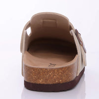 Women's Low Heel Mules Slippers with EVA Insole and Suede Lining