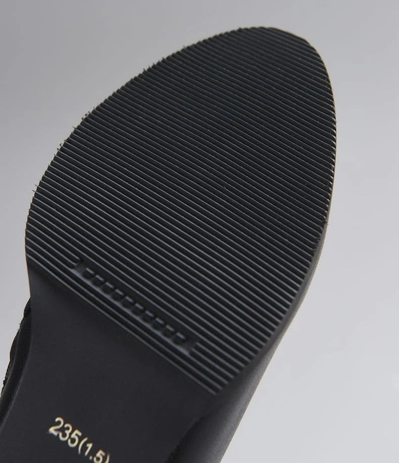 Autumn Winter Black Booties Elegant with Medium Heels Women's Ankle Boots Leather Warm Female Short Shoes Comfortable Boot Sale - Buy online at  Vibe In Cart.