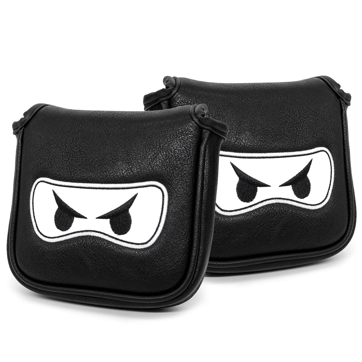 Leather Golf Club Headcover Set for Driver, Fairway, and Hybrid