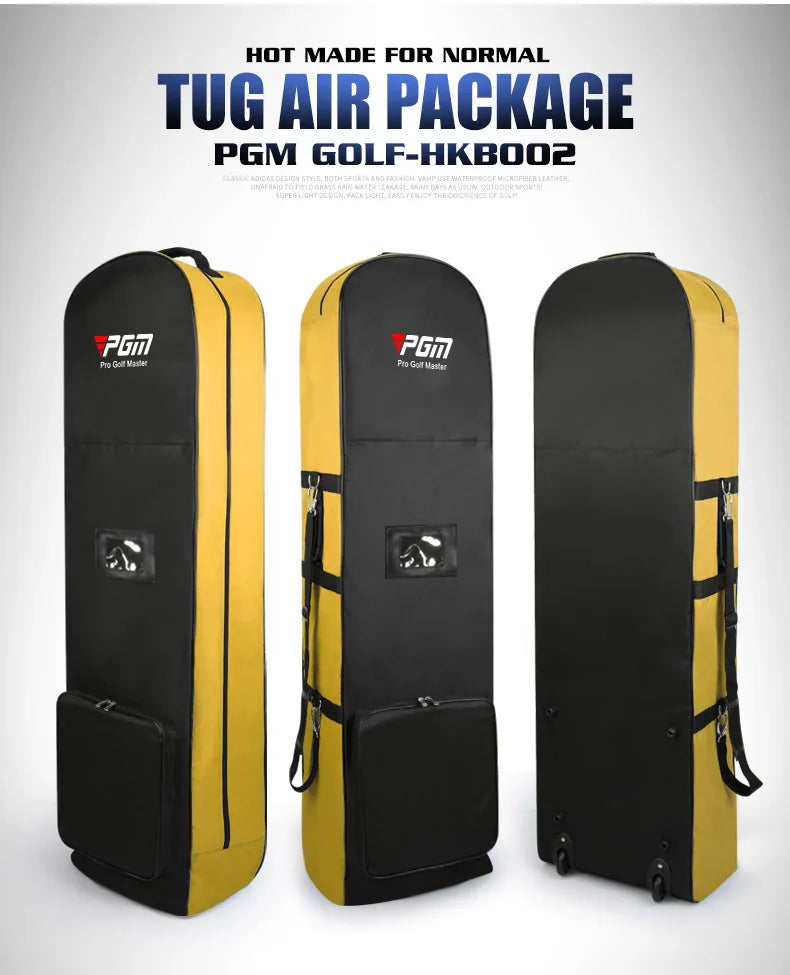 Foldable Polyester Golf Bag with Pulley and Single Layer