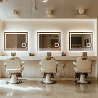 LUVODI LED Mirror Bathroom Wall Mounted Magnifying Mirror for Washroom Toilet Shower Vanity Makeup Shaving Mirrors - Buy online at  Vibe In Cart.