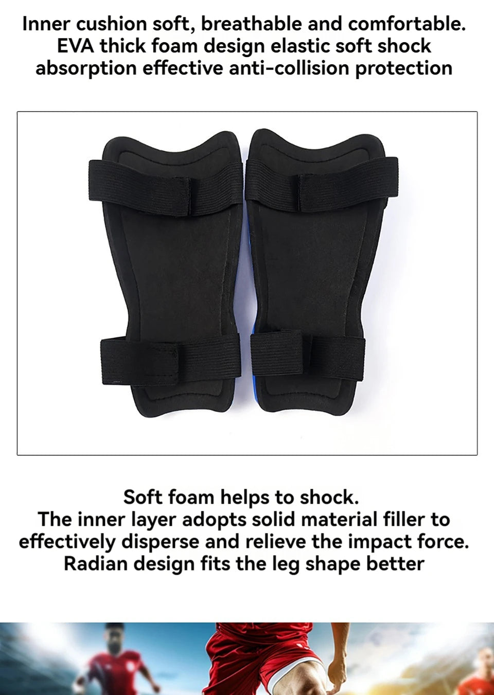 EVA and PP Material Sports Leg Protection Board with Strap