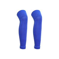 Polyester Shin Guard Socks for Football, Knee-High, Free Size