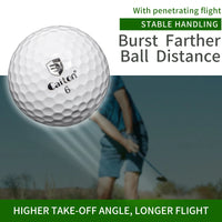Caiton 50pcs 3-Layer Golf Balls - 332 Dimple, Max Distance, Spin Control, Durable, Accurate - Ideal for Training & Play - Buy online at  Vibe In Cart.