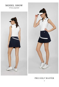 PGM Golf skirt for women‘s summer sports shorts with breathable base pants and a pleated QZ089