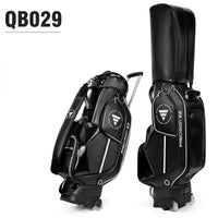 Waterproof PU Golf Ball Bag with Wheel and High Capacity