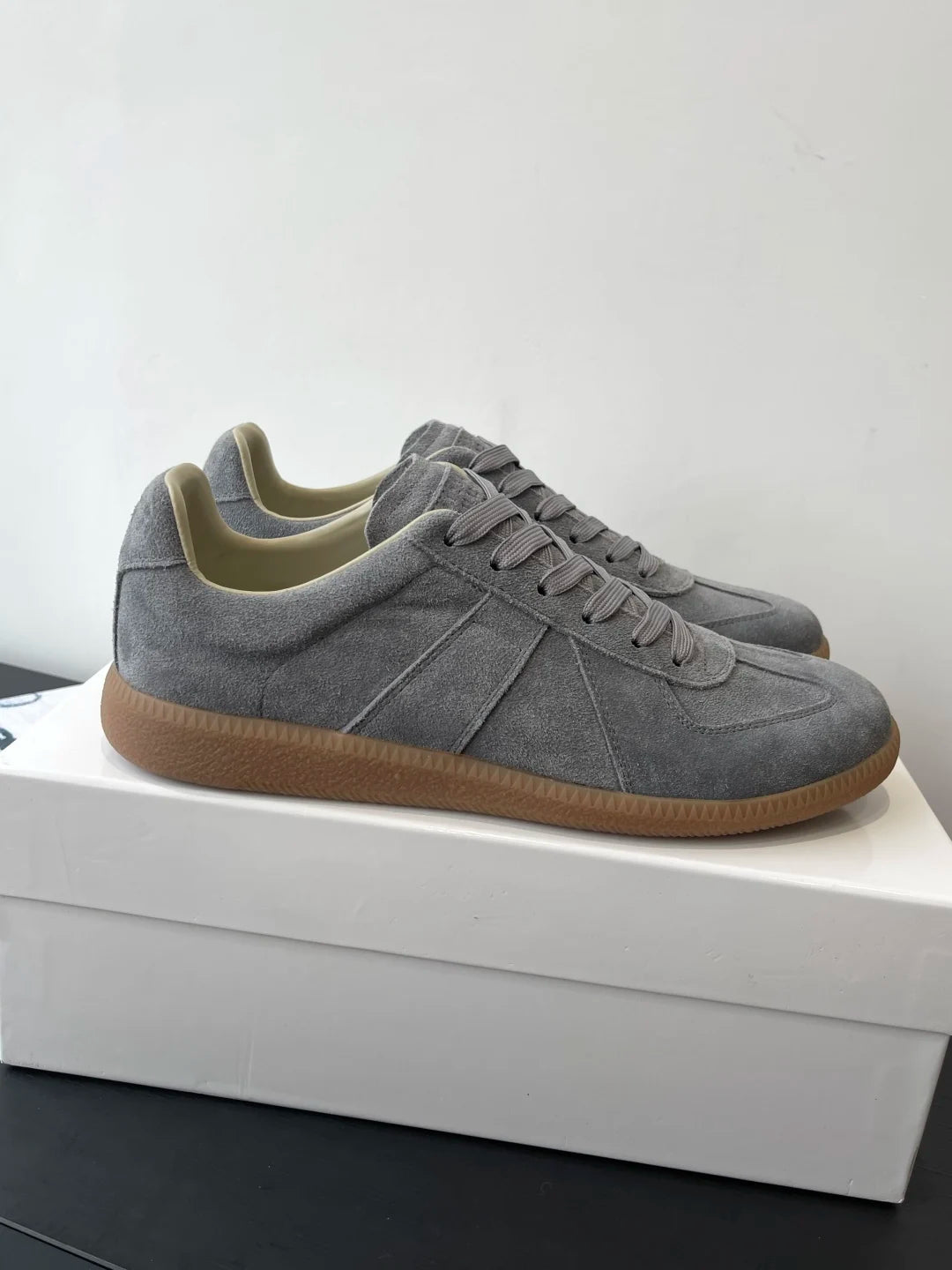 High quality leather flat casual sports shoes for men lace up white shoes luxurious German training board shoes for women flats - Buy online at  Vibe In Cart.