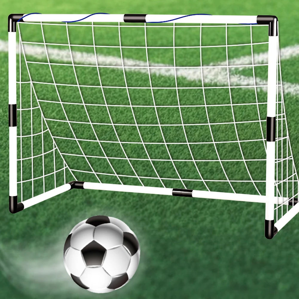 Folding Soccer Goal with Pump Ball Football Goal Sports Toy Weather Resistant Portable Soccer Goal Football Sport Accessories - Buy online at  Vibe In Cart.