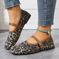 Women Flats New Leopard Print Comfortable Soft Flat Loafers Shoes Women Ballet Flat Mary Jane Shoes for Women - Buy online at  Vibe In Cart.