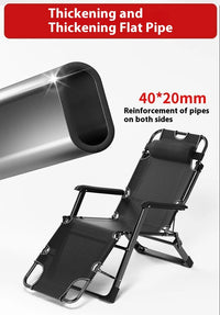 GIANXI Outdoor Recliner With Cotton Padded Lawn Outdoor Lounge Gravity Camp Folding Recliner With Phone Stand Terrace Chairs - Buy online at  Vibe In Cart.