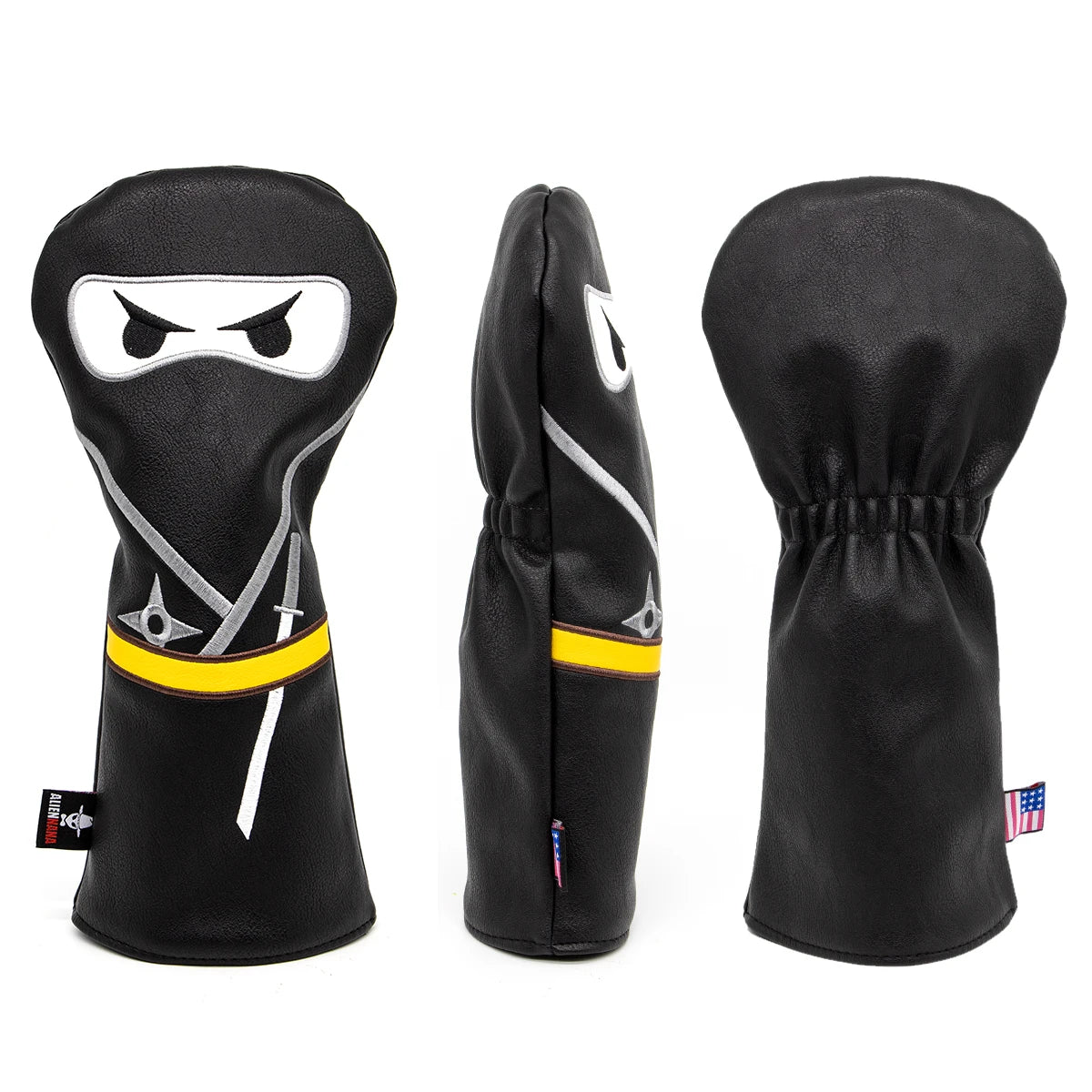 Golf Club headcover Set Aliennana Black Ninja Driver Head Cover Fairway Golf Headcvoer Hybird Blade putter Mallet Putter Covers - Buy online at  Vibe In Cart.