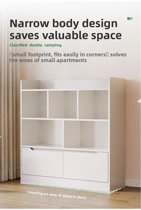 Lockers Household Simple Multi-grid Storage Organizing Cabinet Living  Display Cabinet Simple Bookshelf Multi-layer Shelf - Buy online at  Vibe In Cart.