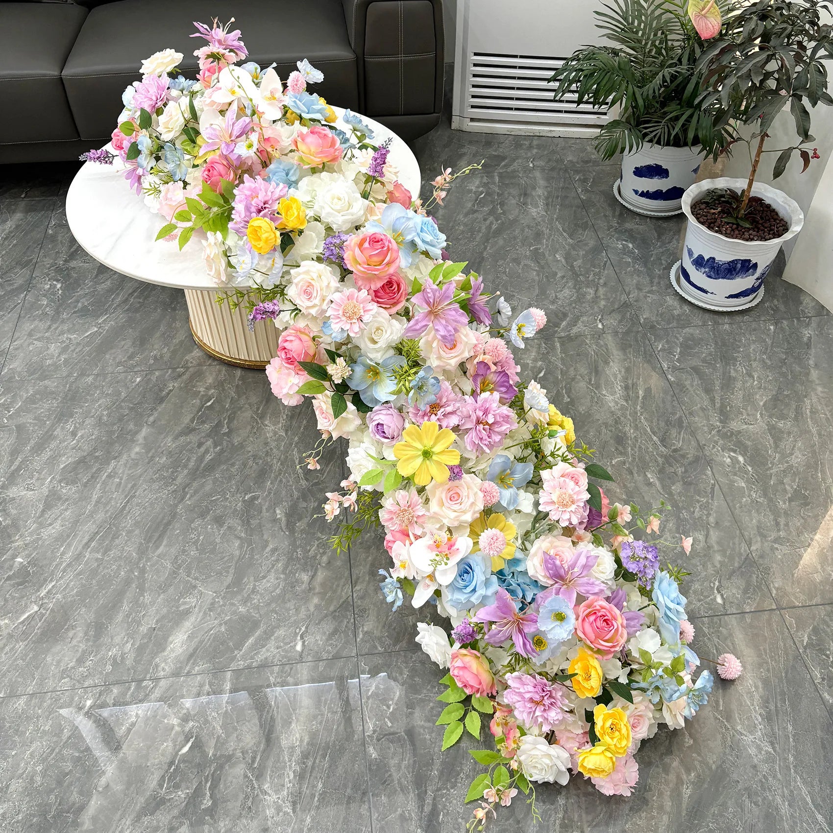 Uflower Luxury Artificial Flower Row 100/200cm Table Centerpiece Wedding Decoration Arch Backdrop Event Stage Flora - Buy online at  Vibe In Cart.