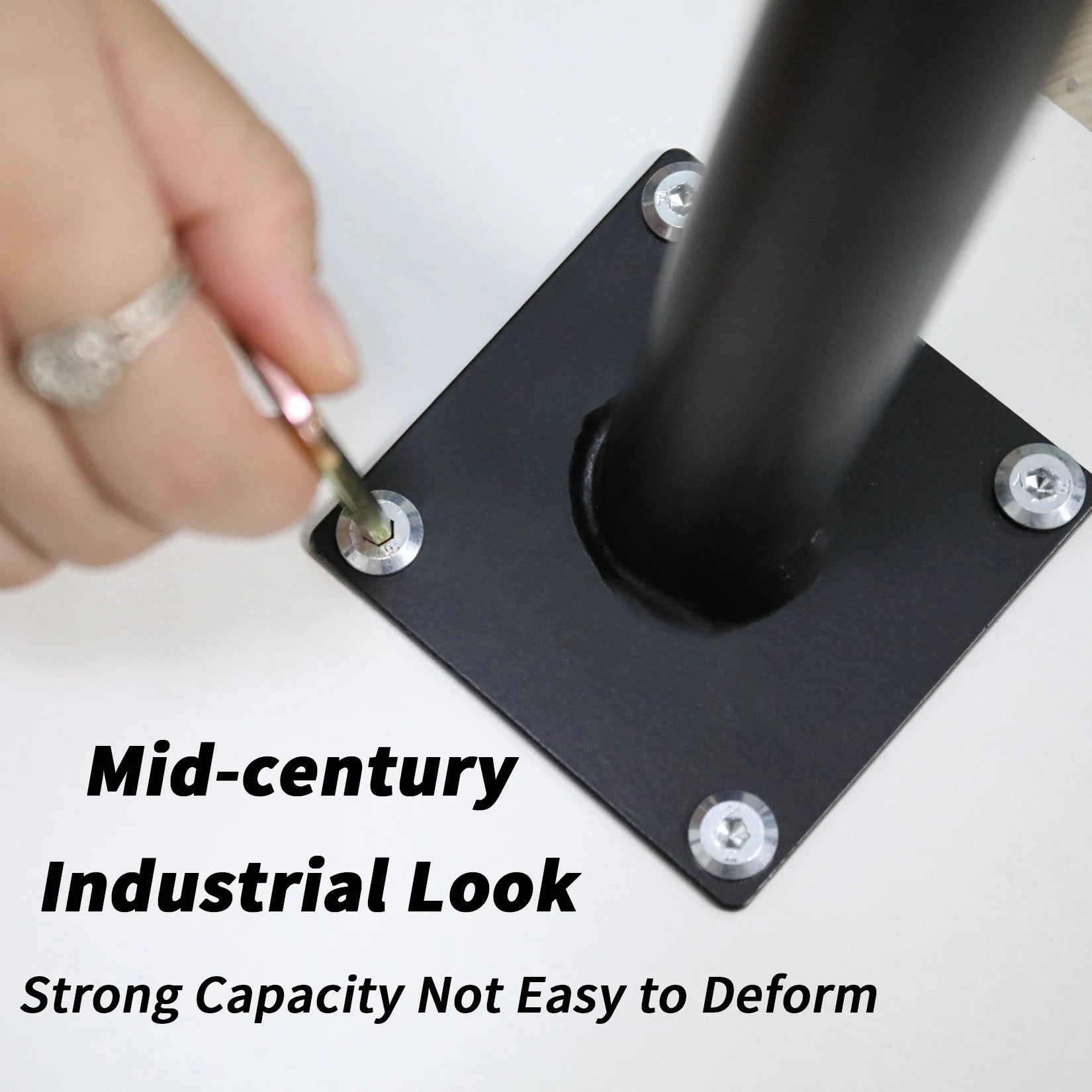 Round Coffee Table Set of 2 Rustic for Living Room Modern Nesting Tables for Balcony Office with Wood Table Top And Metal Legs - Buy online at  Vibe In Cart.