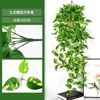 Hanging Plastic Simulation Vine Plant Pendant for Outdoor Use