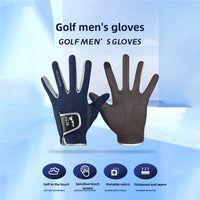 1 Pair Men Winter Warm Fleece Golf Gloves Outdoor Sports Touch Screen Gloves Non-slip Full Fingers Mittens Palm Protection - Buy online at  Vibe In Cart.