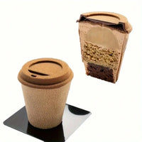 Cup Shape Mousse Cake Mold Bakeware Set Striped or Smooth Coffee Cup Design Silicone Cake Mold Chocolate Dessert Baking Tools - Buy online at  Vibe In Cart.
