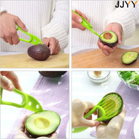 JJYY 3 In 1 Avocado Slicer Shea Corer Butter Fruit Peeler Cutter Pulp Separator Plastic Knife Kitchen Vegetable Tools - Buy online at  Vibe In Cart.