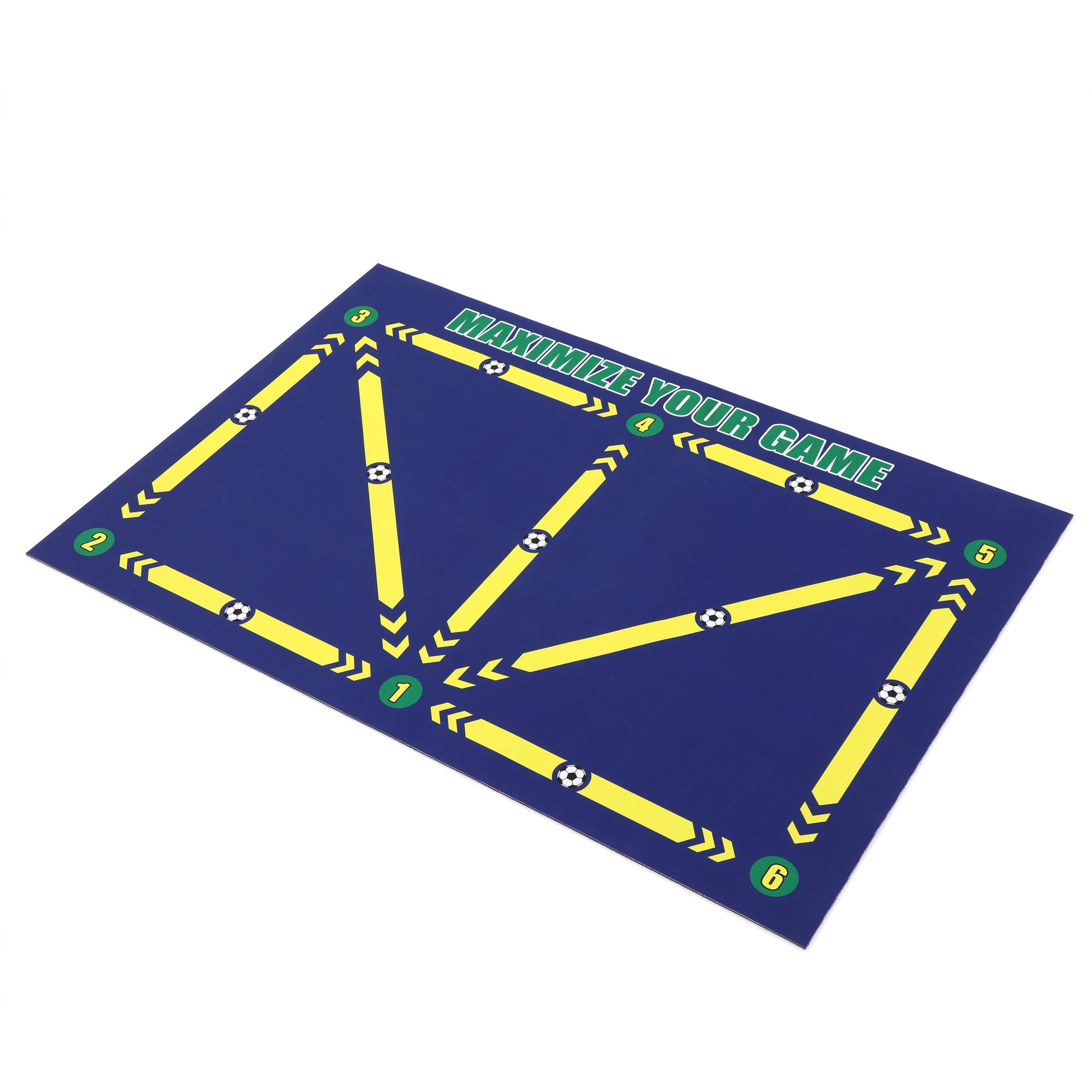 Thick Soccer Training Mat 60x90cm Durable Non-Slip Foldable for Indoor Outdoor