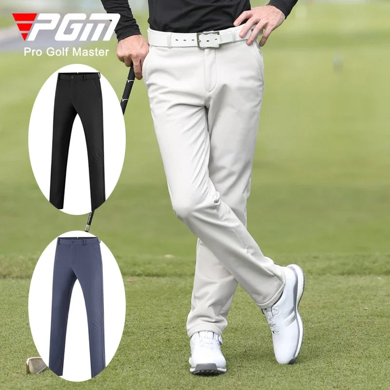 Men's Winter Waterproof Fleece Golf Pants Straight Full Length Sizes 2XS-3XL