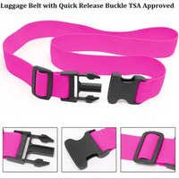 Adjustable Nylon Luggage Strap 100-200cm Length 5cm Width