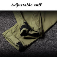 Men's Waterproof Windproof Polyester Tactical Jacket and Cargo Pants Set