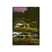 Unframed Retro Rapper Album Cover Canvas Wall Art Print