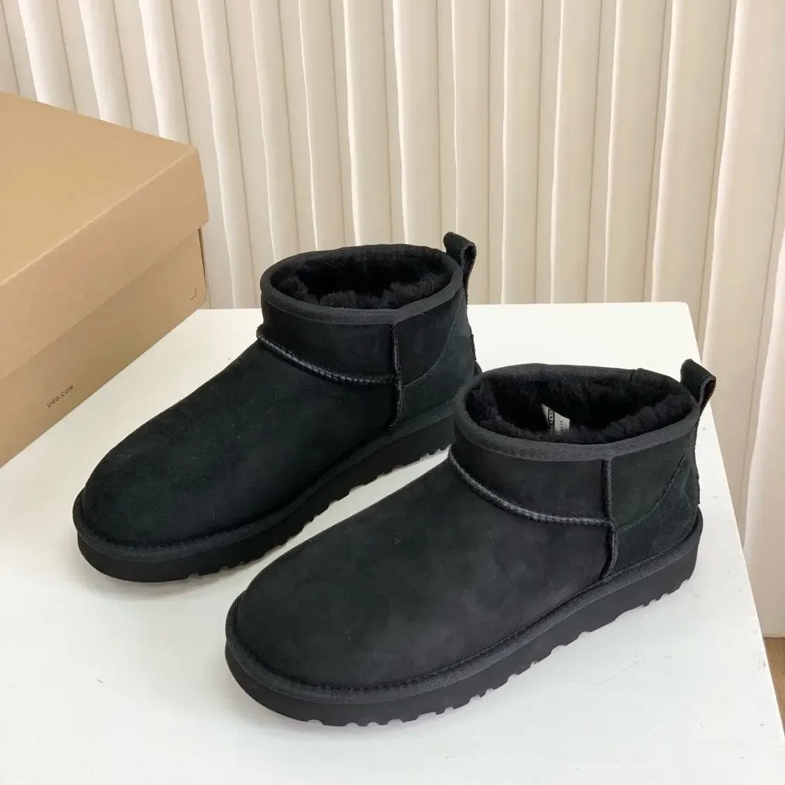 2026 New Classic Ultra Mini Platform Boots Leather Suede Wool Comfort Winter Womens Fur Slippers K98 ‮34-53 SeziS UggS - Buy online at  Vibe In Cart.