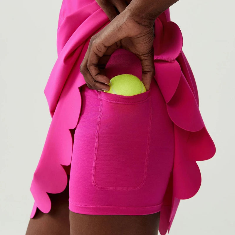 Women Tennis Yoga Dress Solid Color Buttery Soft Gym Suit Breathale Running Skirt Female Golf Short Sportswear Workout Clothes - Buy online at  Vibe In Cart.