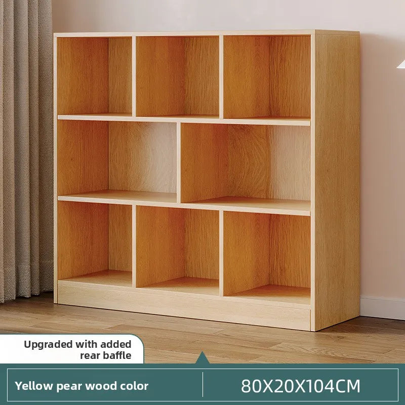 Multi-Grid Storage Cabinet with Multi-Layer Shelves for Home