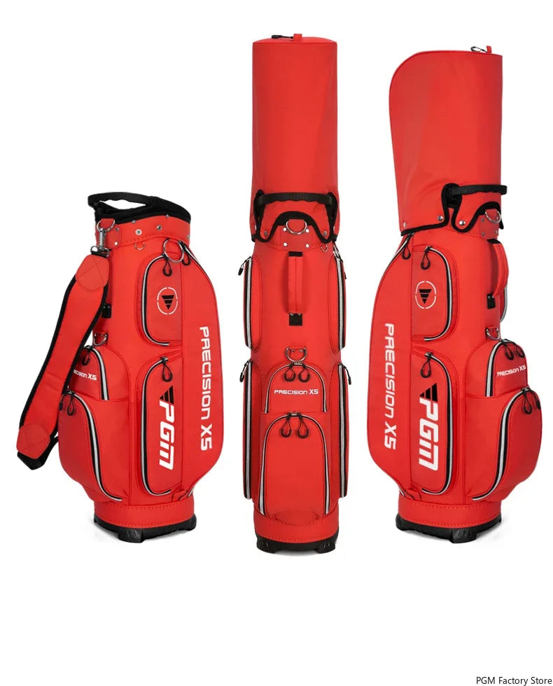 Golf Bag Waterproof Lightweight Nylon 128cm Height Large Capacity