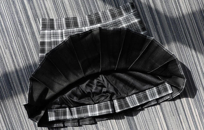 Plaid Half Length Skirt Women's A-line Short Skirt High Waist Girl Skirt Ropa Mujer Mini Skirts Clothes for Women