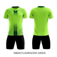 Unisex Soccer Uniform Jersey and Shorts Set for Futsal Training
