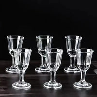 6pcs Shot Glass 10ml Small Capacity Glass Spirits Cup Goblet Spirits Cup Wine Dispenser Wholesale Transparent Cups Drinkware - Buy online at  Vibe In Cart.